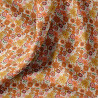 Algodón estampado CHICOREE Naranja / Amarillo